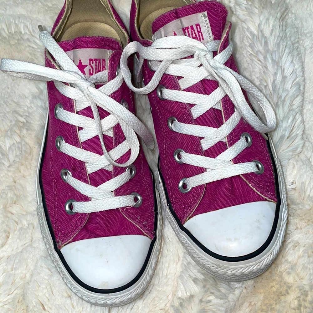 Purple All Star Converse - Picture 2 of 7